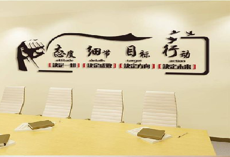 钦州企业文化墙主要展示什么？