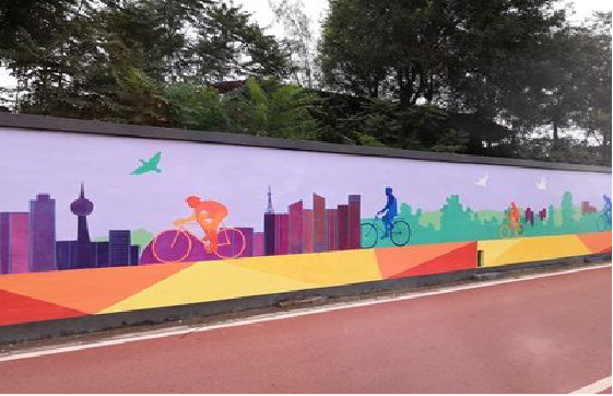 钦州墙体彩绘-围墙