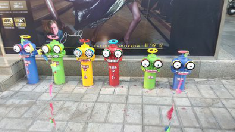 钦州商业区彩绘