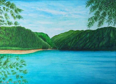 钦州在墙绘中，如何绘画绿水青山？